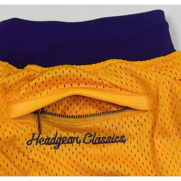 Crenshaw Mamba Nipsey Hussle Kobe Bryant Headgear Mens Large Yellow Shorts - Picture 11 of 11